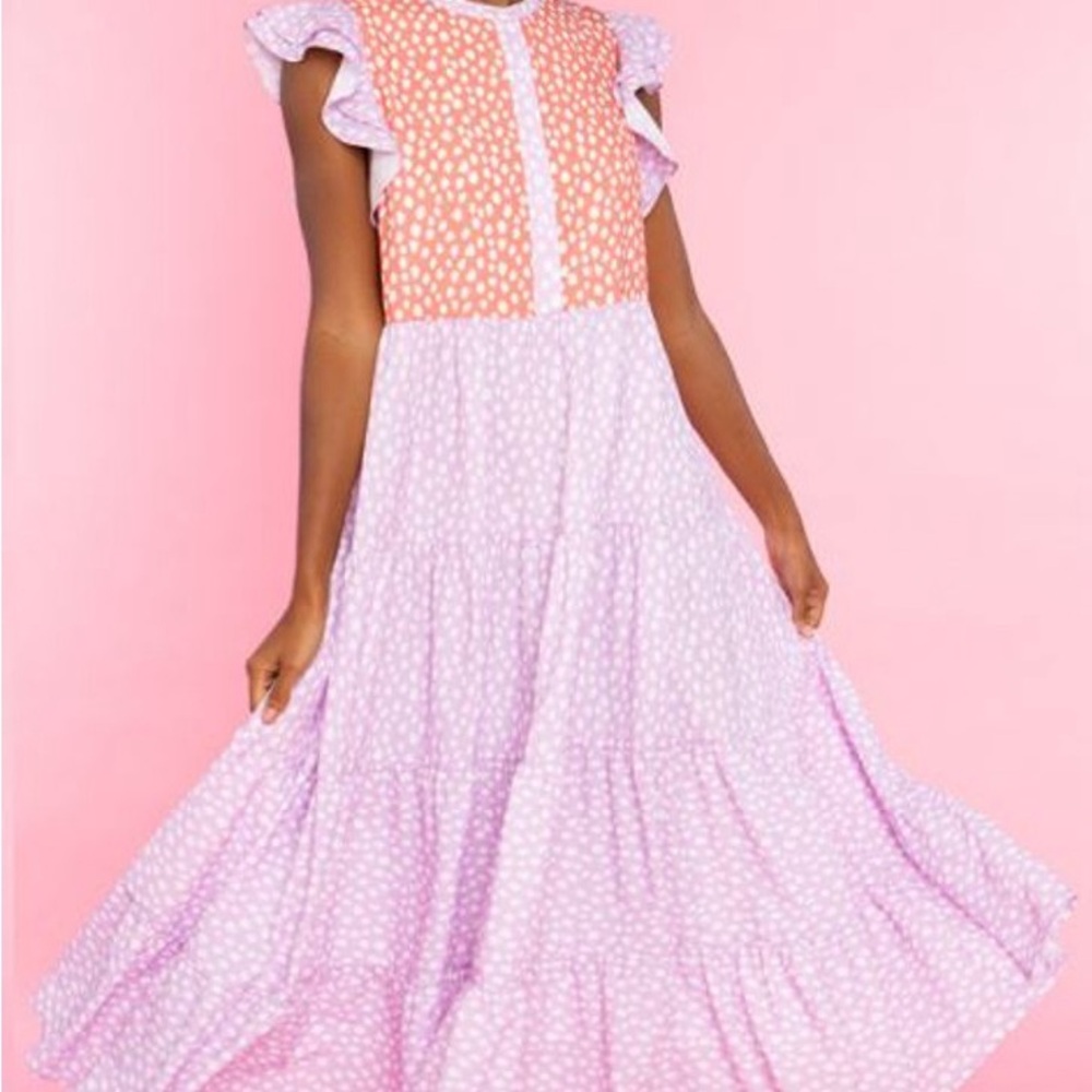 Crosby By Mollie Burch Napa Dress Wildcat Mix Size Medium